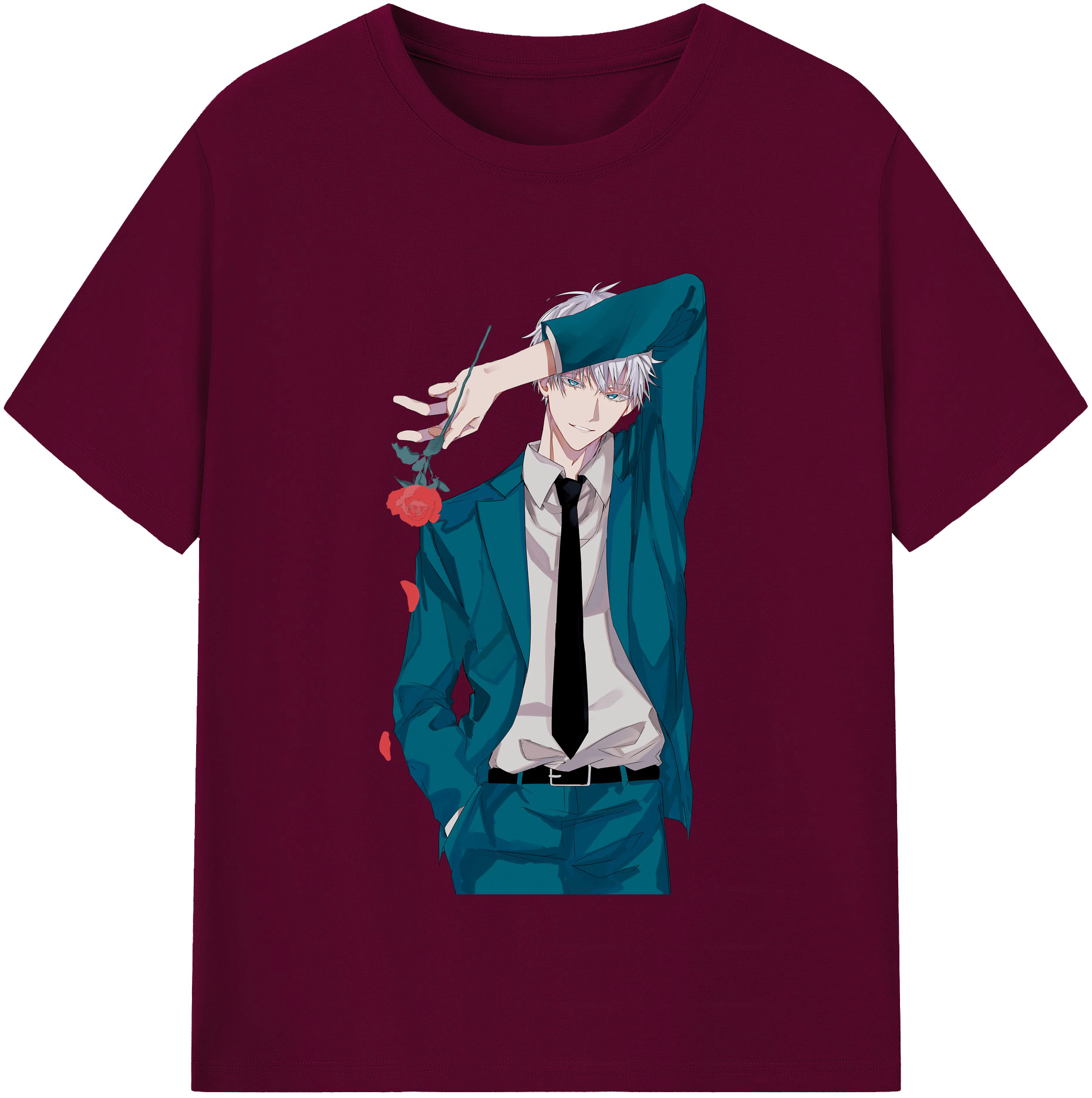 （画像用） 呪術廻戦 Jujutsu Kaisen レディースカジュアルプリントTシャツ（綿100％）